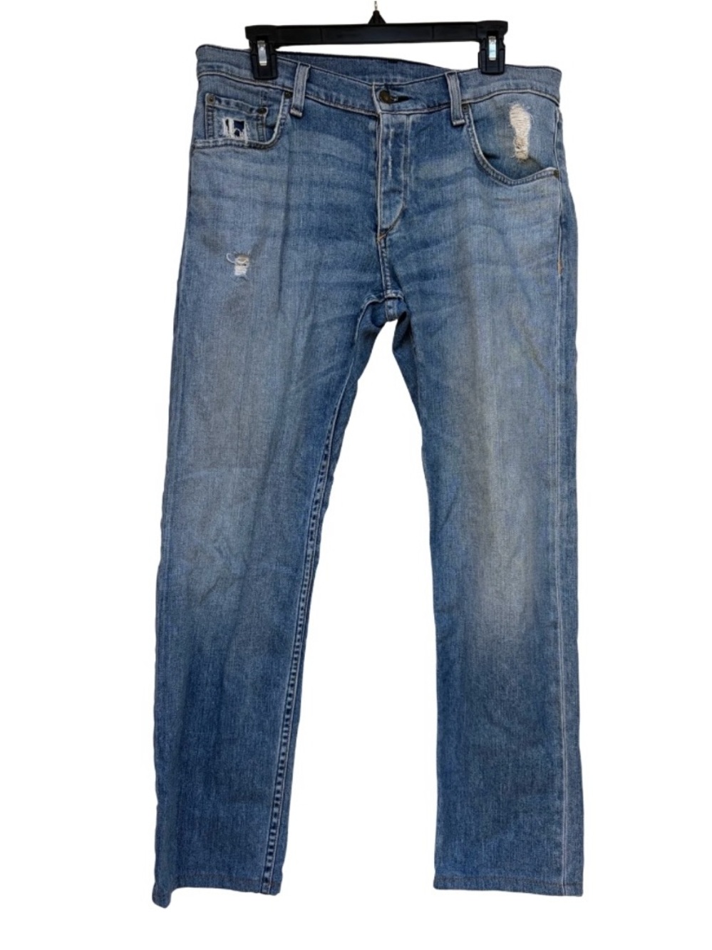 Women’s Classic Blue Distressed Jeans